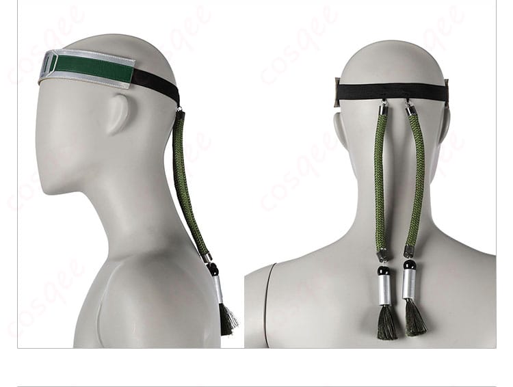 ヘッドピースの装飾ディテール、ユフィ・キサラギのコスプレ衣装にぴったりのアクセサリー。