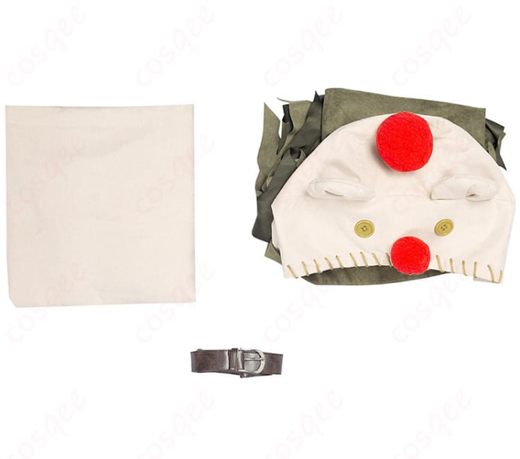 ユフィ・キサラギ コスプレ衣装のセット内容画像 - マントとチョーカーが含まれたセット