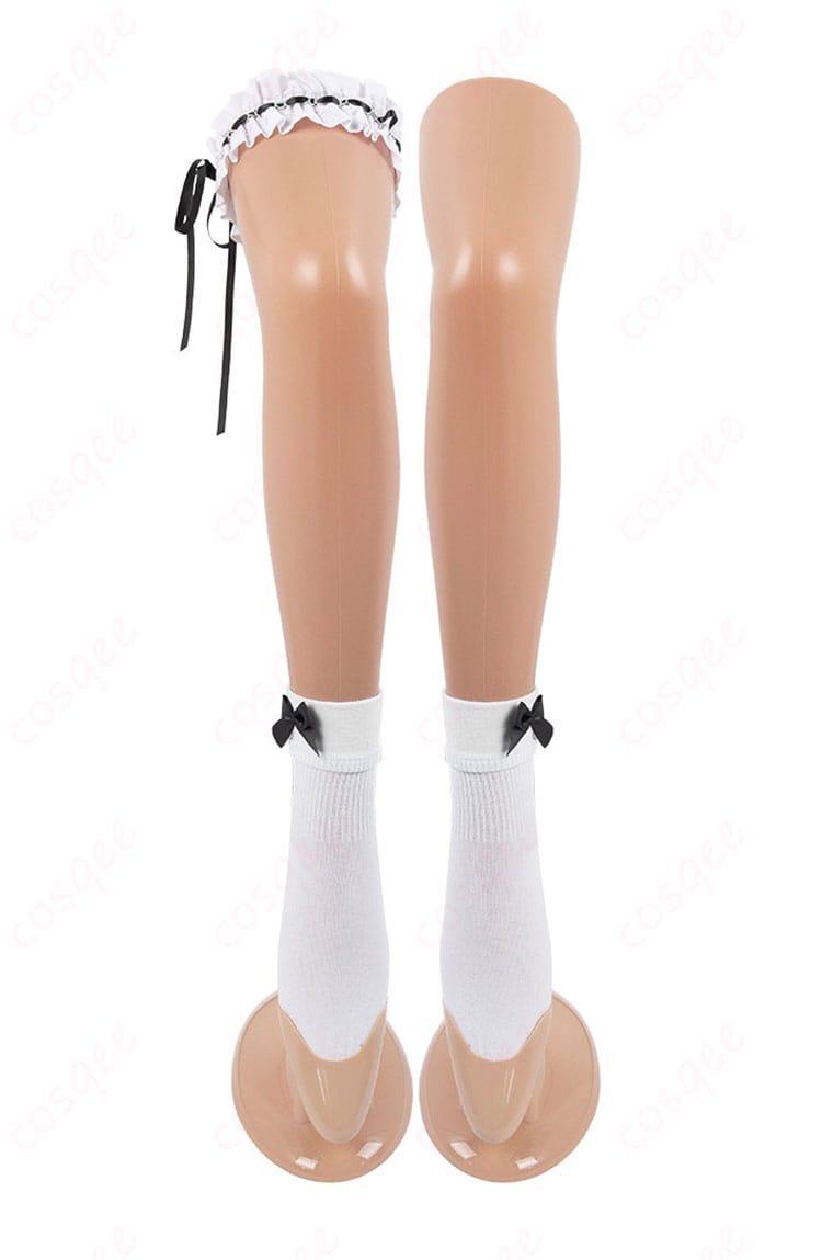 レッグアクセサリー、ソックス細部図 - 天宮こころコスプレ衣装の脚部装飾や靴下の細かいディテール。
