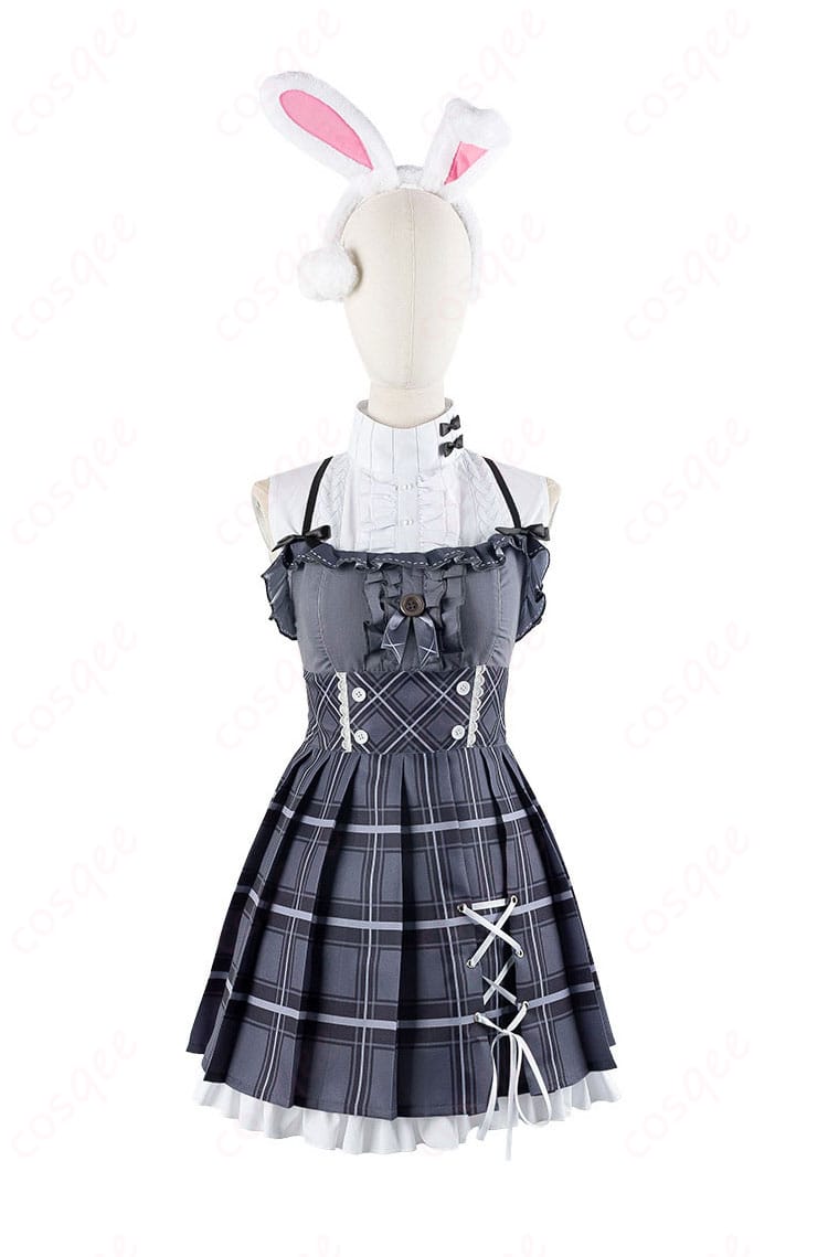 あまよる衣装のスカート部分の正面画像。デザインと素材感がよく伝わる写真です。