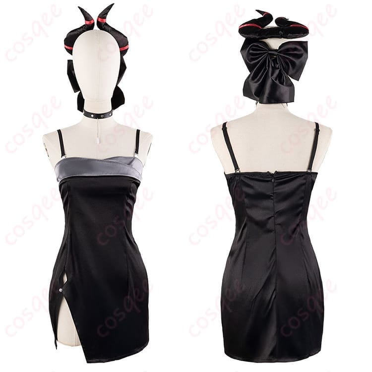 ブルーアーカイブ 鬼方カヨコのゴシックドレス風コスプレ｜光沢感で写真映えする上品シルエット - 5枚目の画像