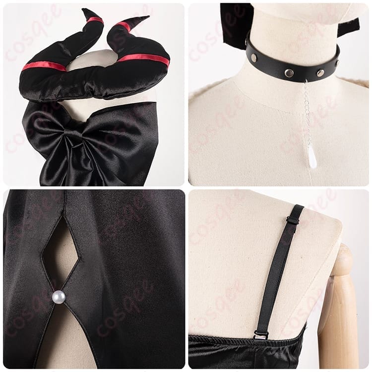 ブルーアーカイブ 鬼方カヨコのゴシックドレス風コスプレ｜光沢感で写真映えする上品シルエット - 6枚目の画像