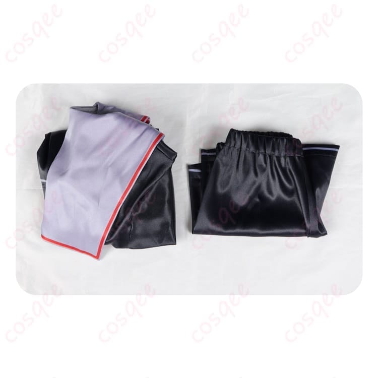 原神 召使（アルレッキーノ）幼少期コスプレ衣装 端正で上品なダークエレガントが映える一着 - 5枚目の画像