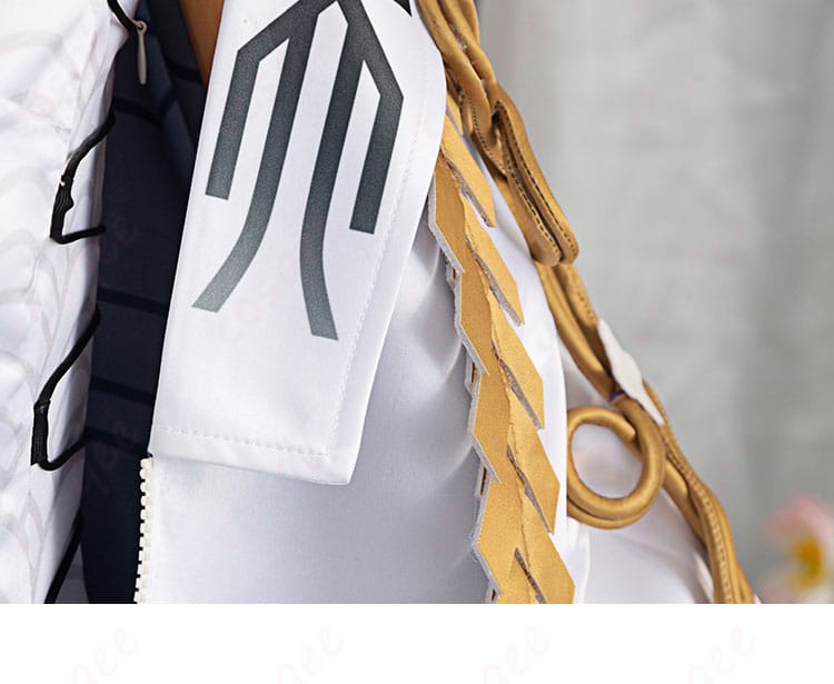 右肩袖の装飾ディテール - アークナイツ シュウ コスプレ衣装