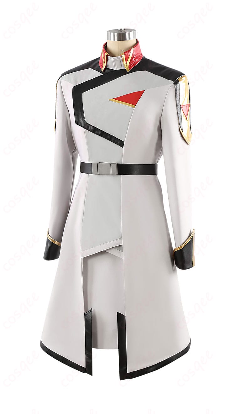 マリュー・ラミアス コスプレ衣装の左側面、細部まで再現