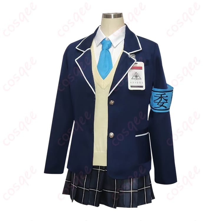 ブルーアーカイブ 奥空アヤネ 学園制服コスプレ 清楚に映える上品シルエット - 1枚目の画像