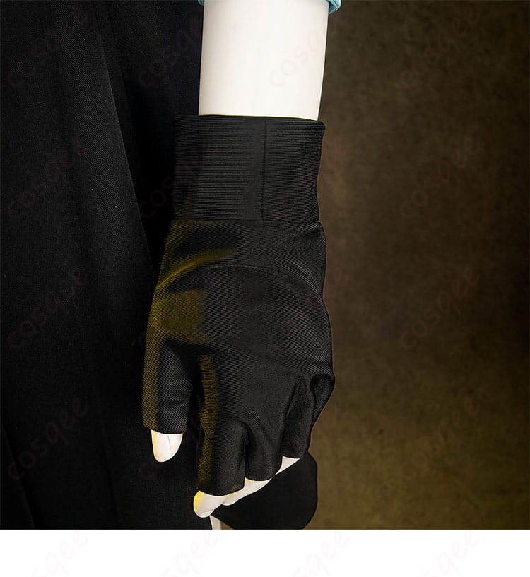 山岸風花 コスプレ衣装 新戦闘服 手袋のディテール。細部にまでこだわり、リアルな質感。