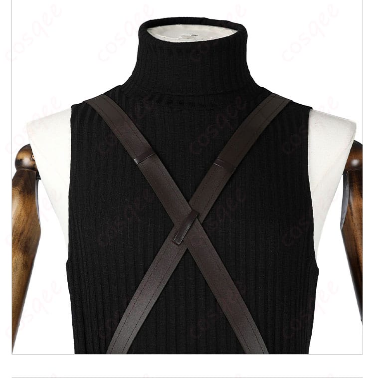 セフィロス少年期コスプレ衣装の内搭服正面細部画像