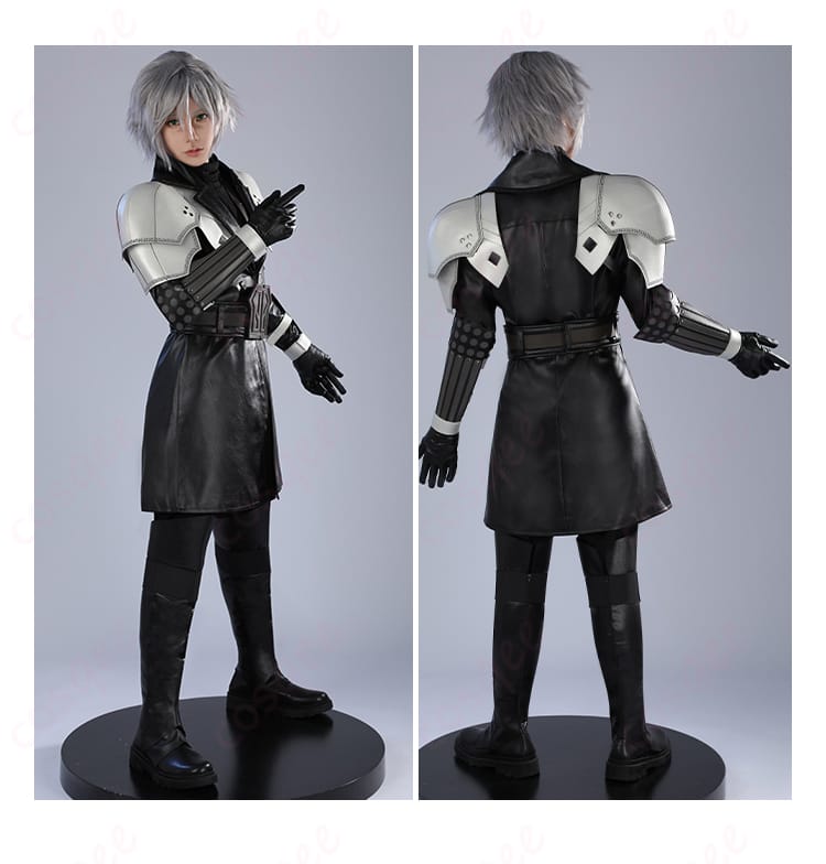 セフィロス少年期コスプレ衣装のキャラクター装飾詳細