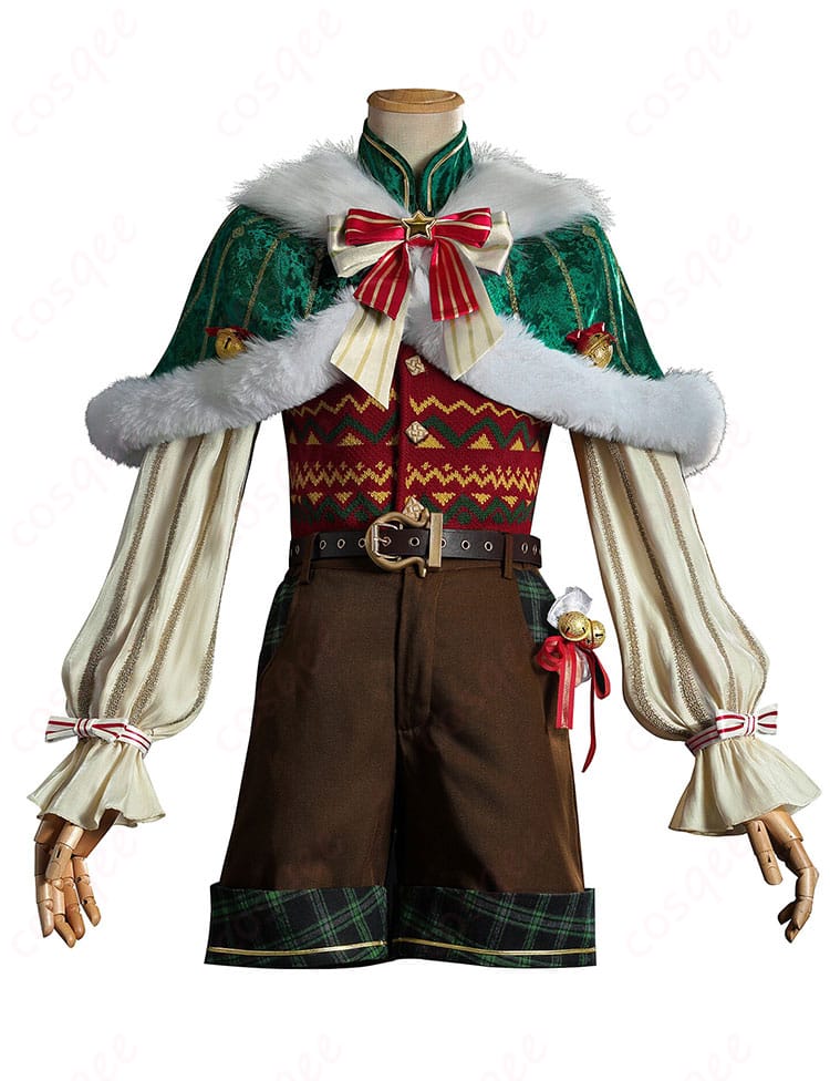 エドガー・ワルデンのコスプレ衣装の前面を鮮明に表示。魅力的なデザイン。