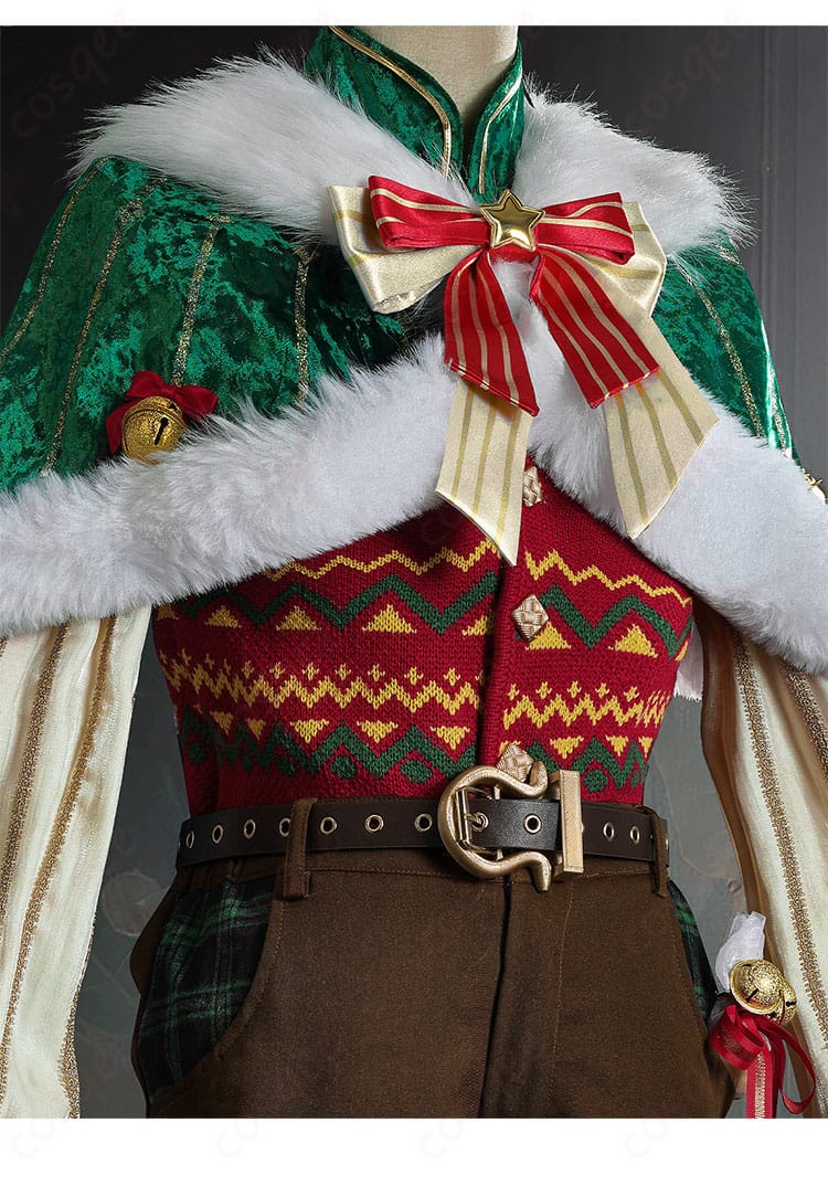 エドガー・ワルデンの衣装の細かい装飾、刺繍やアクセント部分。