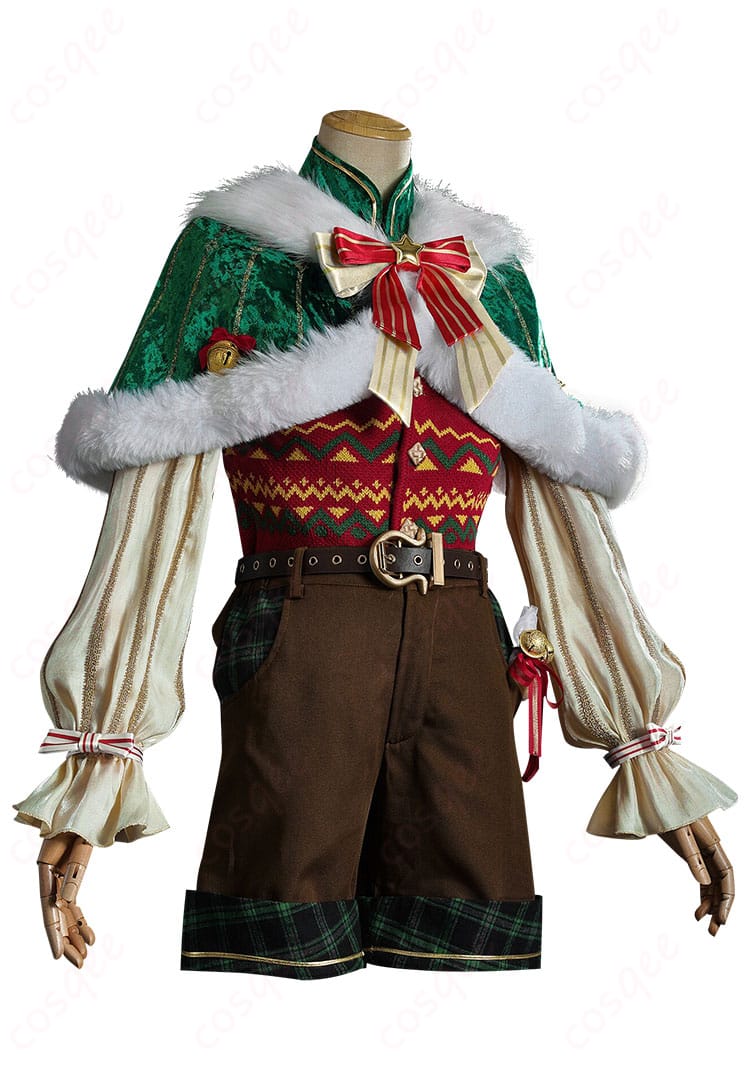 コスプレ衣装の側面詳細。エドガー・ワルデンのキャラクターを忠実に再現。