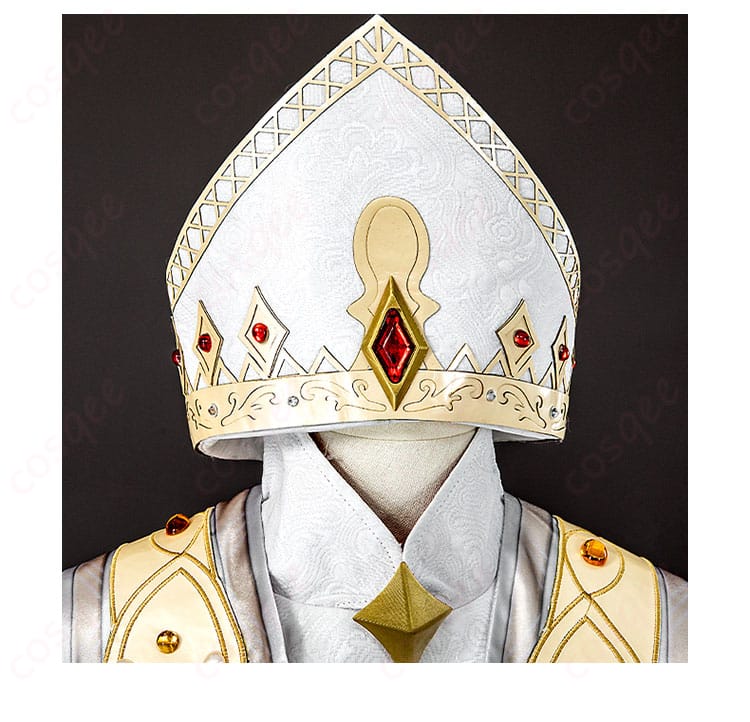 衣装の頭飾りのディテール画像、コスプレ衣装のアクセサリー