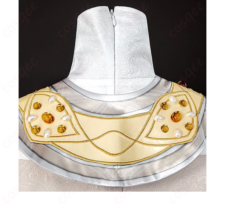 衣装の襟と肩の装飾ディテール画像、コスプレ衣装の特徴