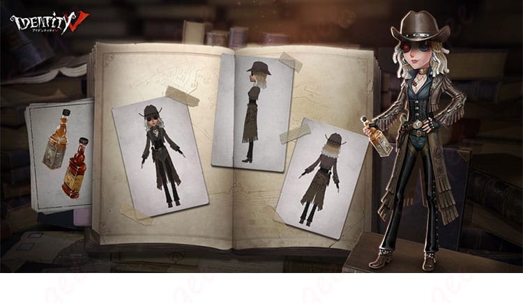 第五人格 バーメイド(デミ・バーボン) ブラックローズ コスプレ衣装 キャラクターイメージ