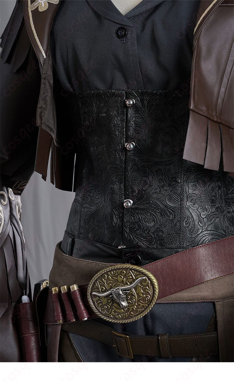 第五人格 バーメイド ブラックローズ コスプレ衣装 腰間の装飾