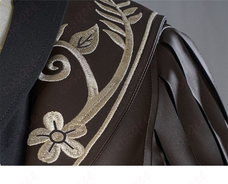 第五人格 バーメイド ブラックローズ コスプレ衣装 肩袖装飾のディテール