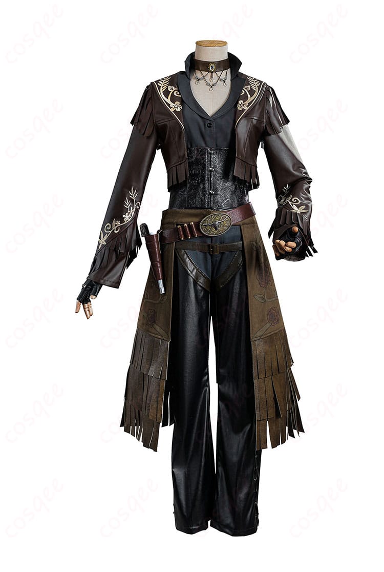 第五人格 バーメイド(デミ・バーボン) ブラックローズ コスプレ衣装 正面ビュー