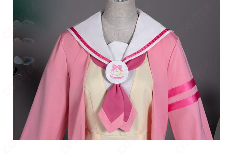 真中らぁら コスプレ衣装の全体装飾ディテール | クラシックで高級感のあるデザイン