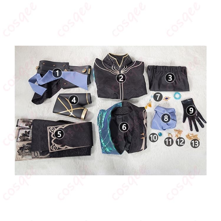 第五人格 白黒無常（范無咎）燦然たる北辰 コスプレ｜荘厳な装飾で写真映え、着やすい設計 - 4枚目の画像