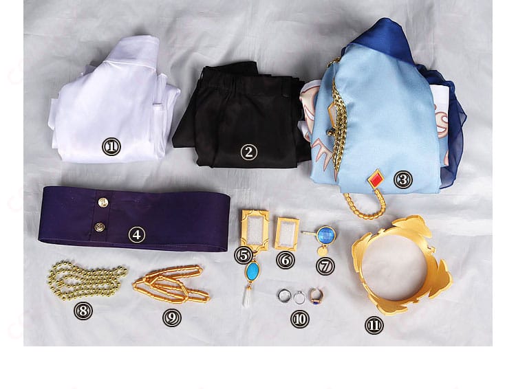 サイズと寸法の対応画像、あんさんぶるスターズ!! コスプレ衣装 ギャンビット衣装