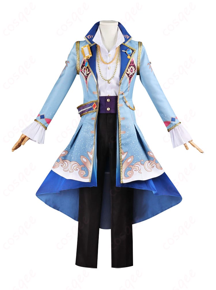 商品正面画像、あんさんぶるスターズ!! 朱桜司・月永レオ・鳴上嵐・瀬名泉・朔間凛月 コスプレ衣装 ギャンビット衣装