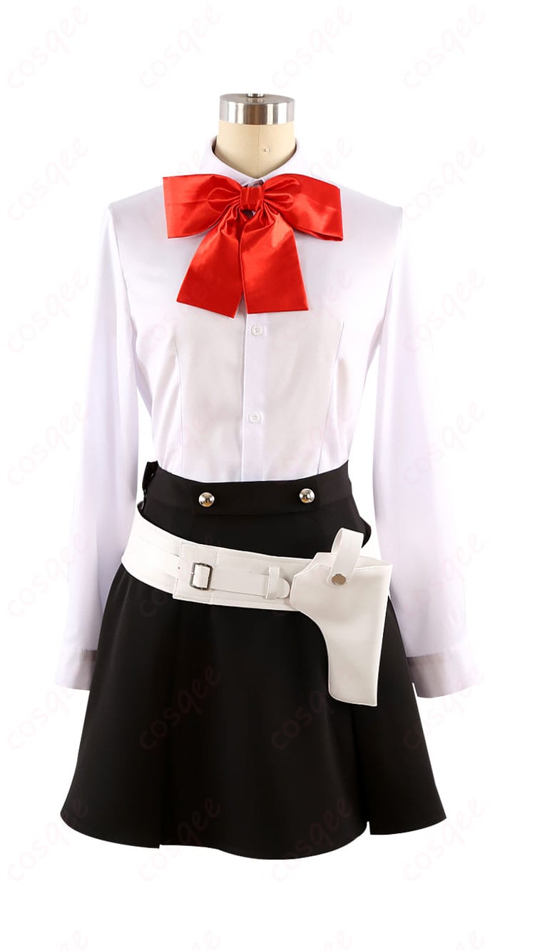 汐見琴音のコスプレ衣装の内搭シャツ正面のディテール画像、シャツの素材とデザインが確認できる。