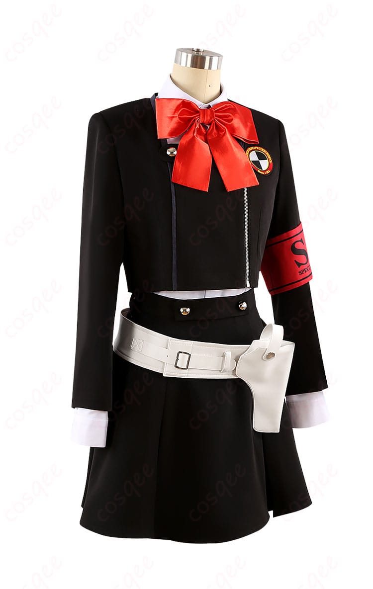 汐見琴音(ハム子)コスプレ衣装の右側画像、月光館学園の制服デザインが鮮明に見える。