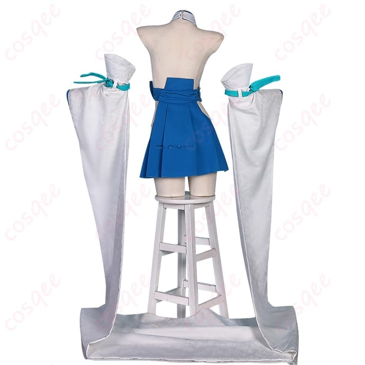 魔法少女にあこがれて マジアアズール薄氷巫女 コスプレ衣装 清楚で映える巫女ルック - 3枚目の画像