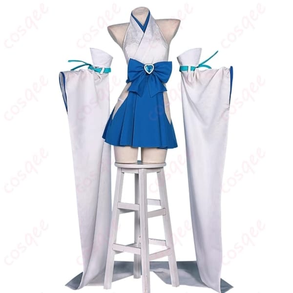 魔法少女にあこがれて マジアアズール薄氷巫女 コスプレ衣装 清楚で映える巫女ルック
