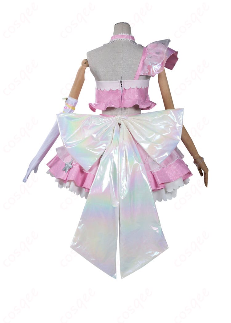 「春音あいら コスプレ衣装 アイプリバースの背面図。背部の美しいディテール。」