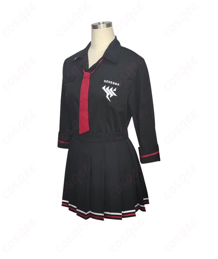 旗見エリカ コスプレ衣装の側面ディテール、精緻な縫製と素材感。