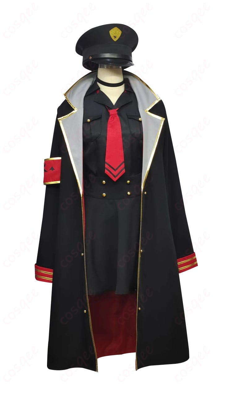 元宮チアキ コスプレ衣装 正面画像。ゲヘナ学園風のコスプレ衣装の正面。アニメやゲームイベントにぴったり。