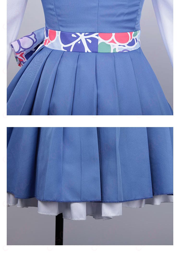 変人のサラダボウル サラ・ダ・オディン コスプレ衣装 背面装飾のディテール。キャラクターの魅力を強調する背面デザイン。