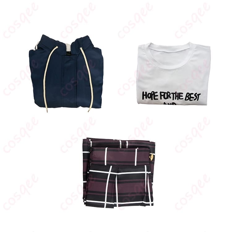 ガールズバンドクライ 井芹仁菜の雰囲気をまとう、街着感あるレイヤードのコスプレ衣装 - 4枚目の画像