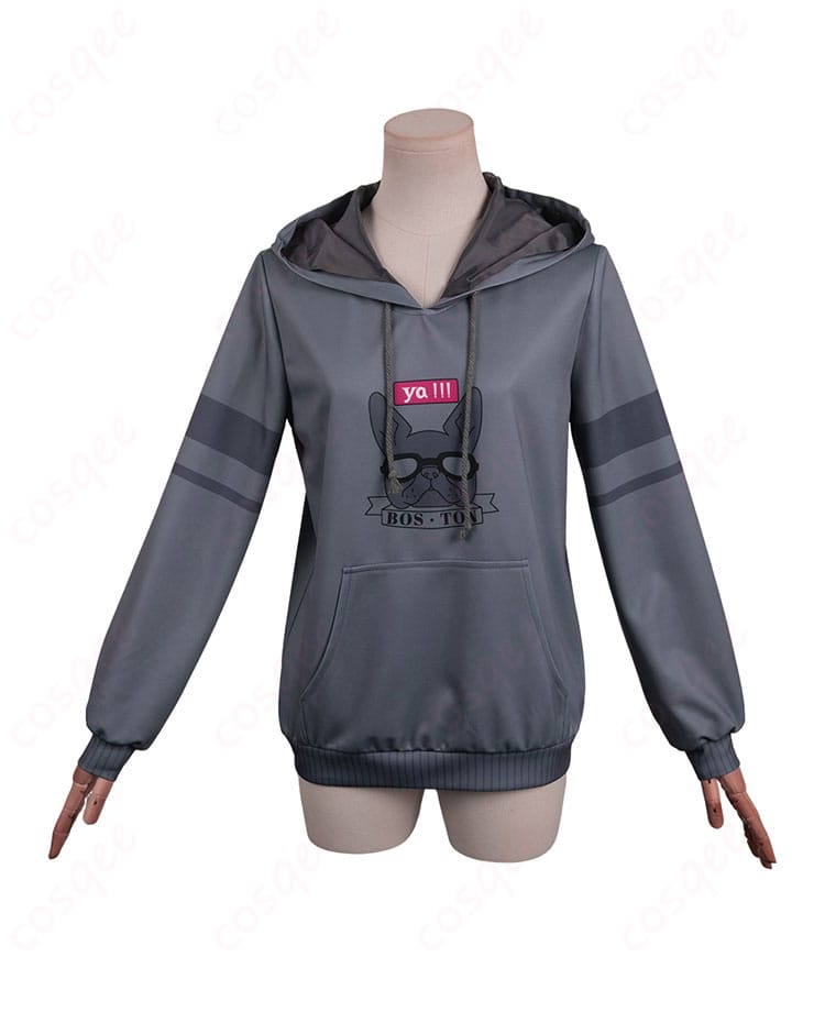 コスプレ衣装の内搭部分、正面の細部。高品質な素材と完璧なフィット感が特徴。