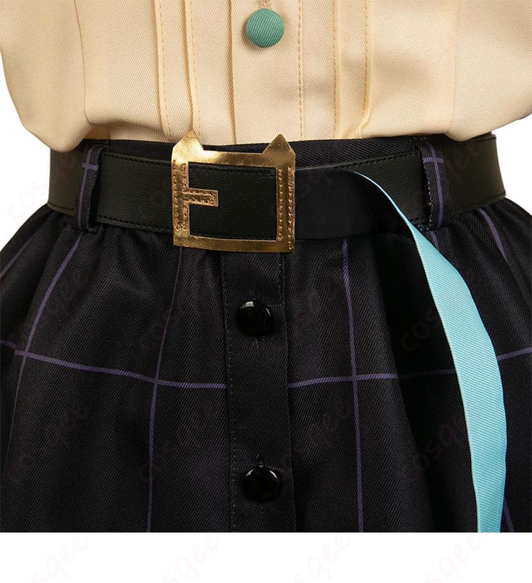 ウマ娘 コスプレ衣装 腰带装飾細部。リアルでエレガントなデザインが魅力です。