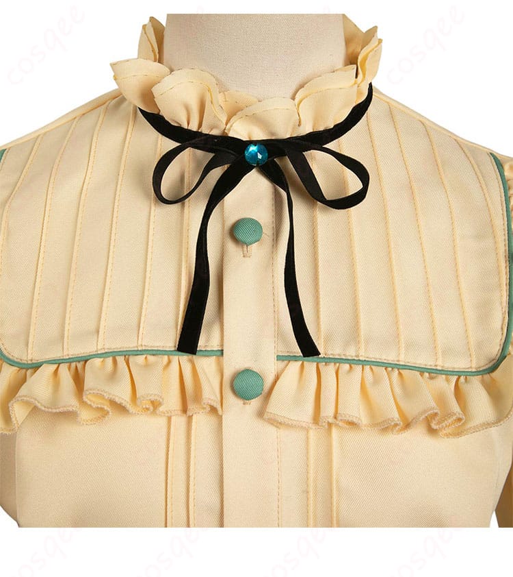 マンハッタンカフェ コスプレ衣装 领结装饰細部。豪華なデザインで、キャラクターの魅力を引き立てます。