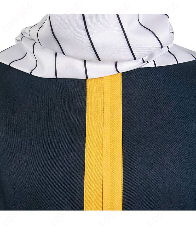 ナツ・ドラグニル コスプレ衣装 衣領装飾の詳細。美しい刺繍やデザインが目を引きます。