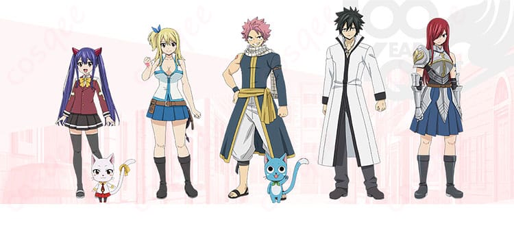 ナツ・ドラグニル コスプレ衣装 作品「FAIRY TAIL 100年クエスト」のキャラクター画像。高忠実度の再現が魅力的です。
