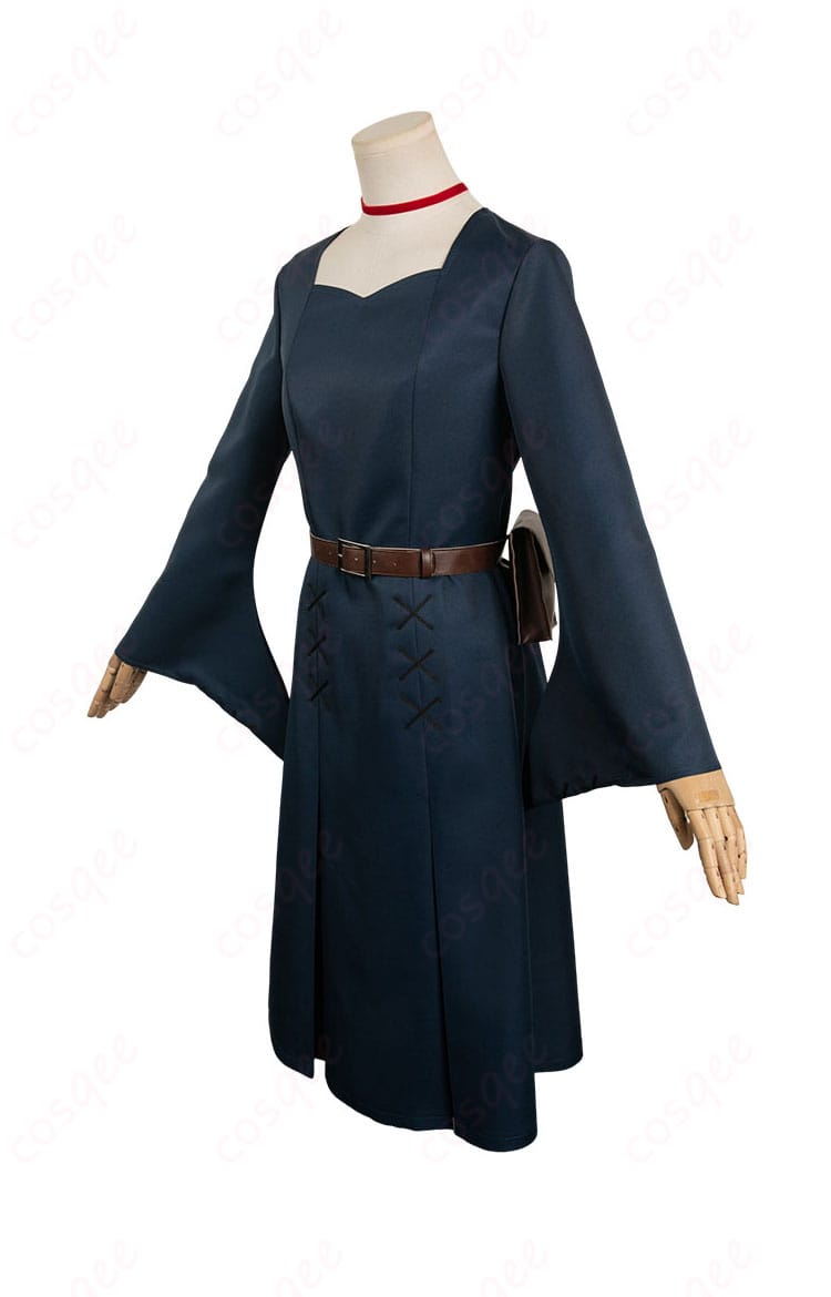 ダンジョン飯 マルシル・ドナトー コスプレ衣装の側面画像。衣装のシルエットやディテールがしっかり見える角度。