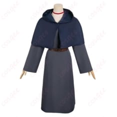 ダンジョン飯 ファリン 魔術学校コスプレ衣装 清楚シックで写真映えする学園マント - 1枚目の画像（サムネイル）