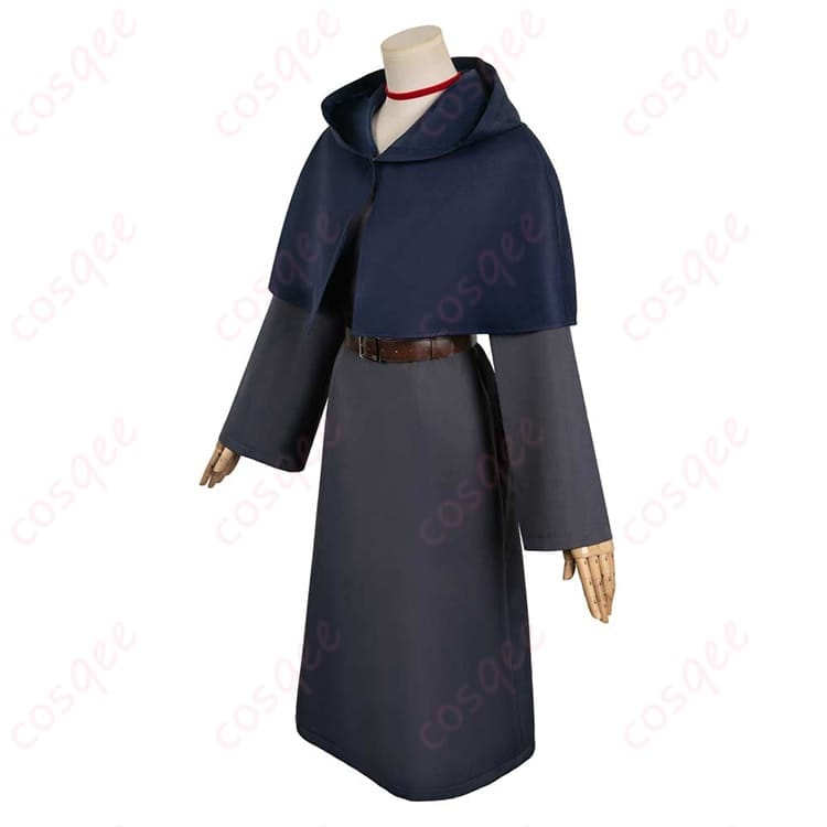 ダンジョン飯 ファリン 魔術学校コスプレ衣装 清楚シックで写真映えする学園マント - 2枚目の画像