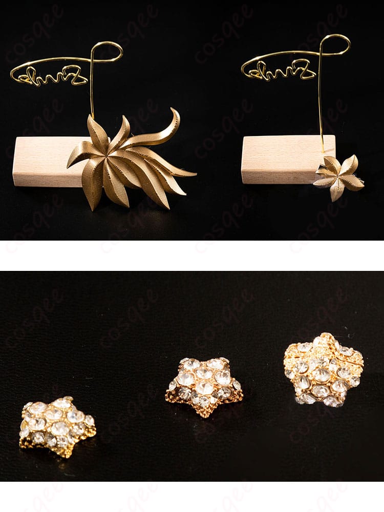 衣装全体の小物やアクセサリーのディテール。完璧にキャラクターを表現。