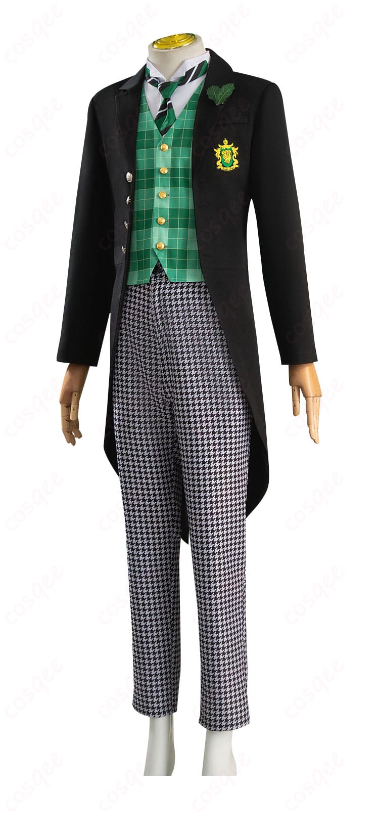 ハーマン・グリーンヒル コスプレ衣装の側面画像、シャープなシルエットが特徴。