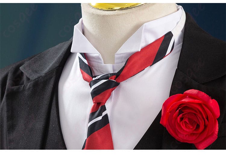 エドガー・レドモンドコスプレ衣装の襟部分の精緻な装飾