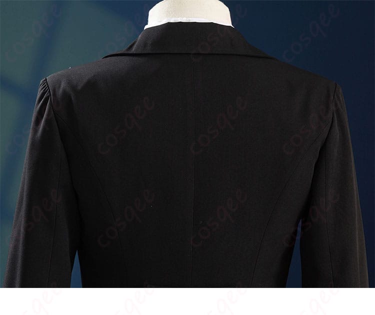 背面の装飾部分、エドガー・レドモンドコスプレ衣装の細部