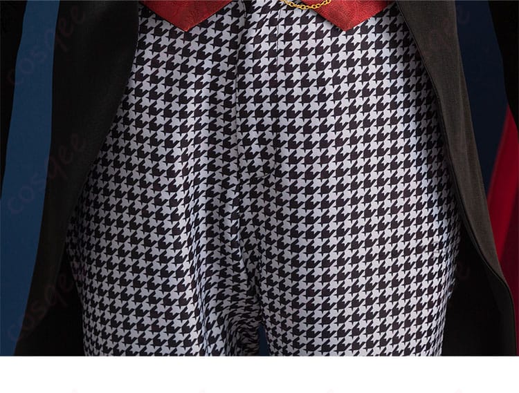 コスプレ衣装のパンツデザイン、エドガー・レドモンド風の精緻なディテール