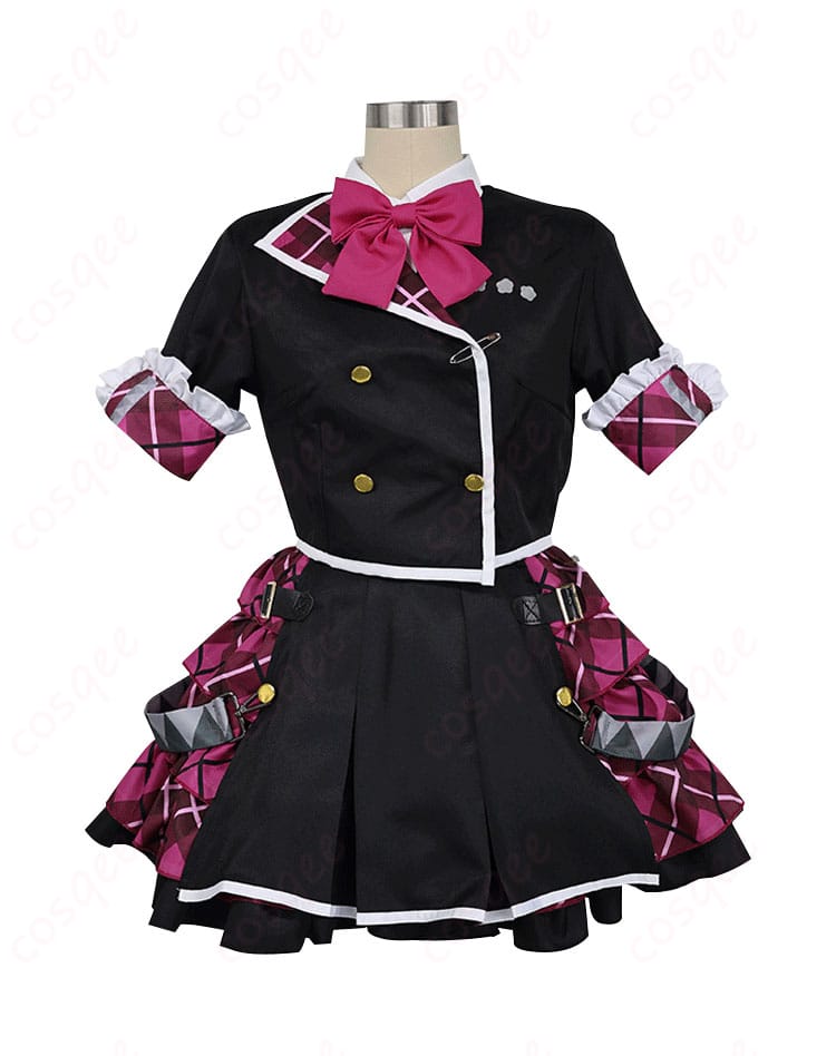 初音ミク コスプレ衣装の正面画像。詳細なデザイン、アイドル衣装の特徴をチェック!