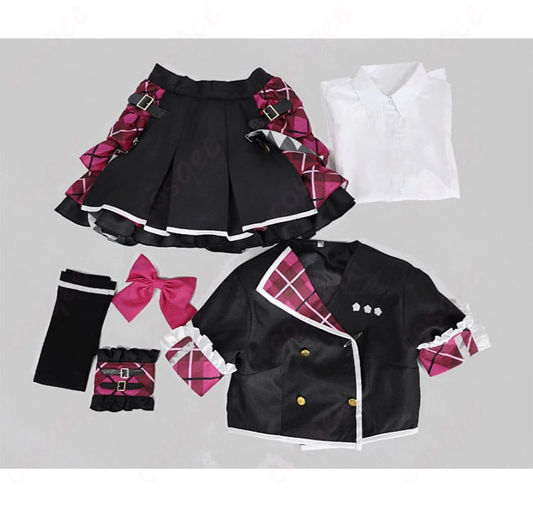 初音ミク コスプレ衣装のセット内容画像。すべてのアイテムが揃ったセットを確認!